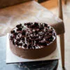 Ciasto Musowe Wegan Czekolada i Czarna Porzeczka 26 cm