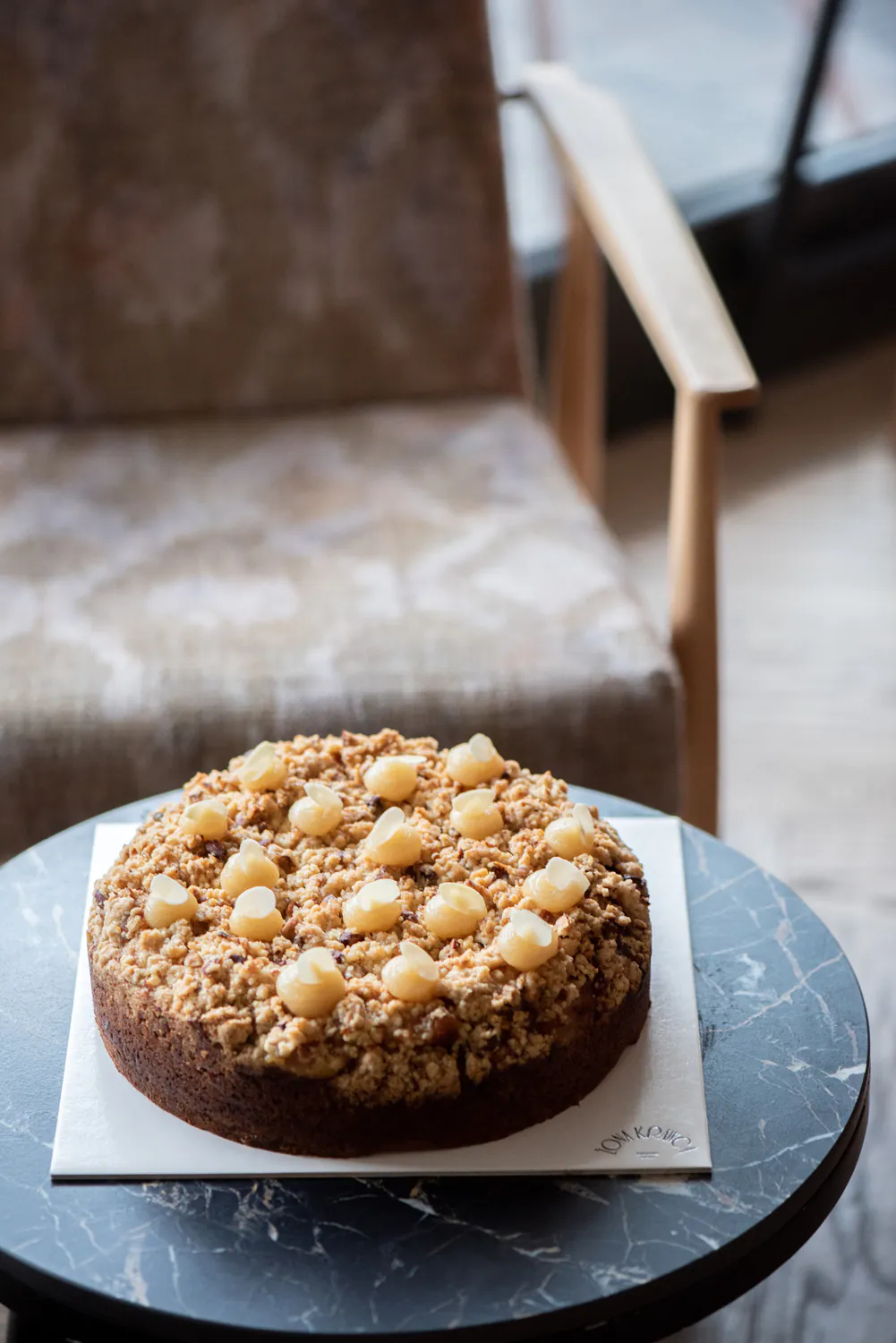 Wegańskie Ciasto Gruszka i Migdał - obrazek 3