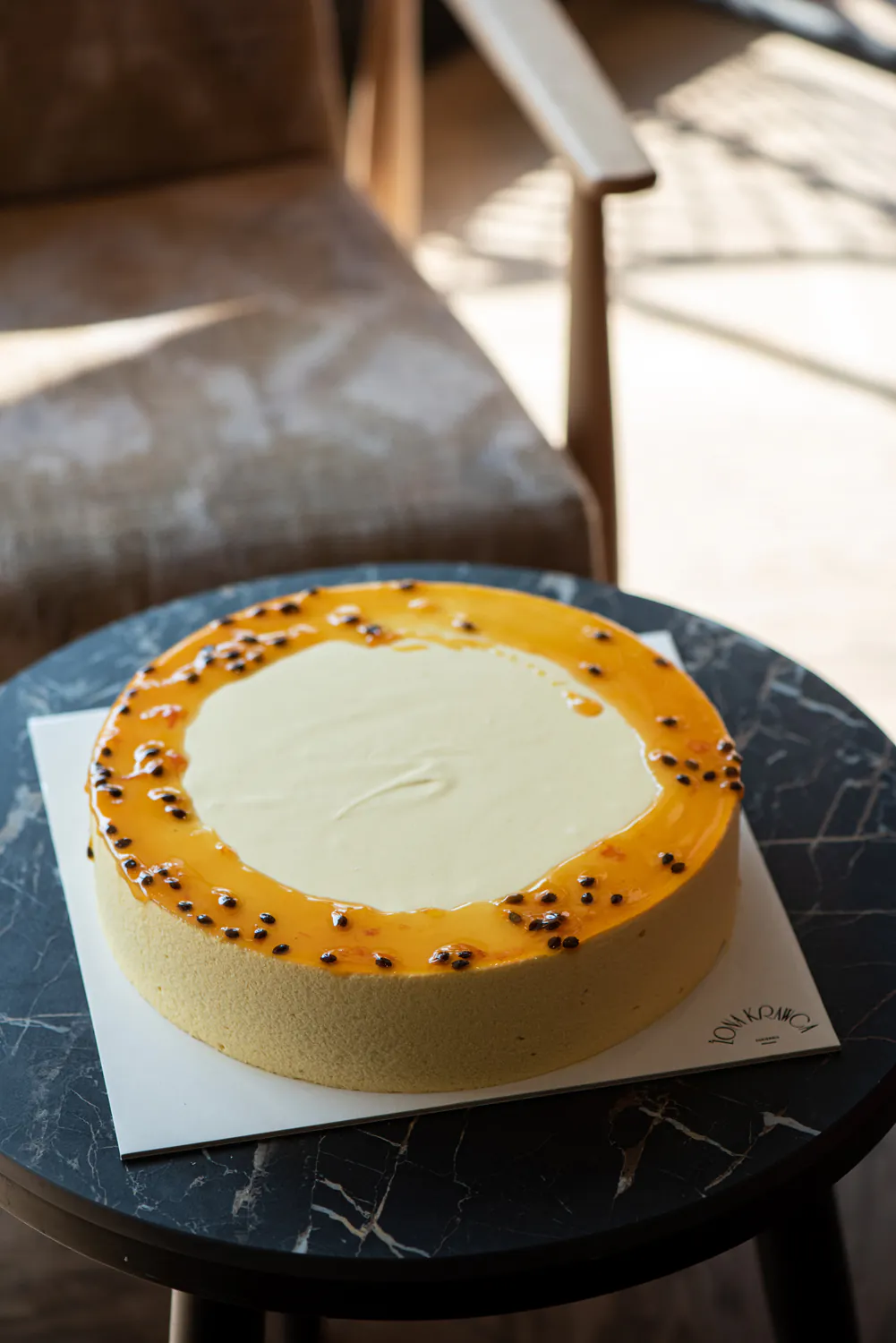 Ciasto Musowe Mango, Kokos i Marakuja 26 cm